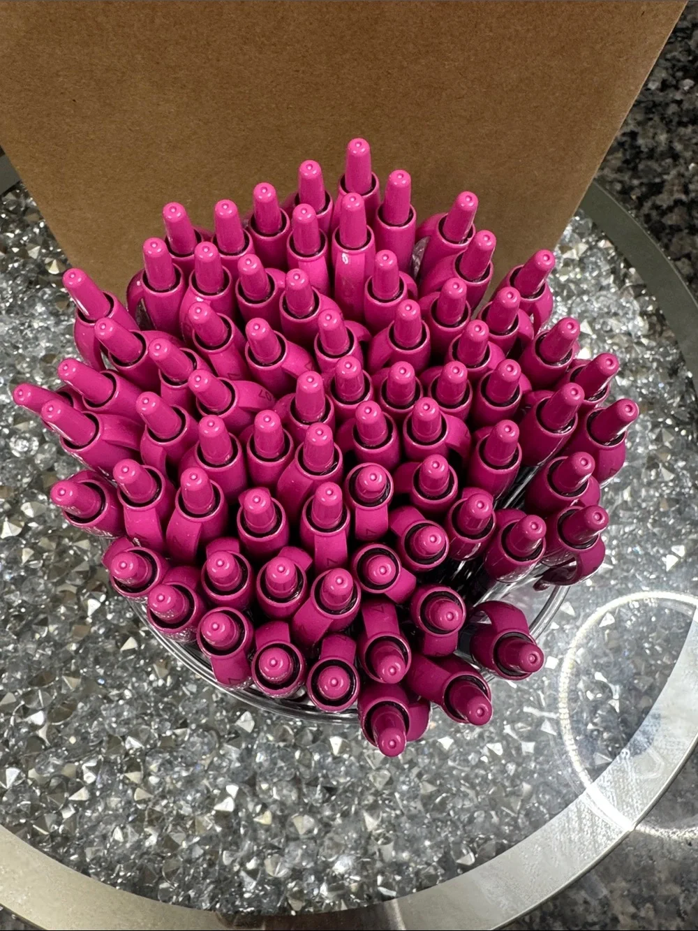 Pilot pink G2 premium gel ink roller pens case NEW